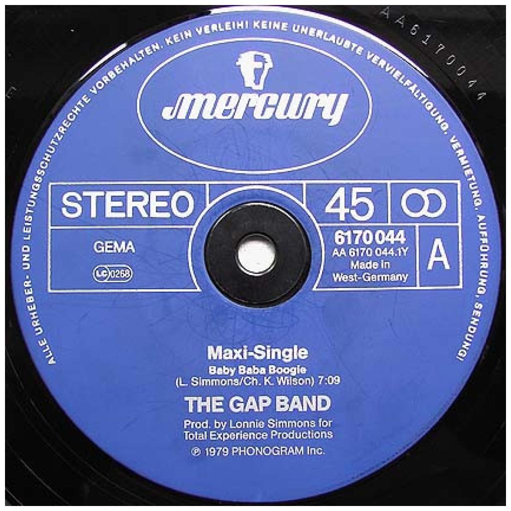 THE GAP BAND - BURN RUBBER ON ME | 12'' MAXI SINGLE USADO