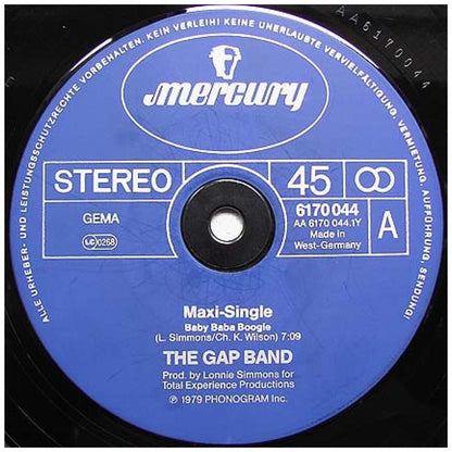 THE GAP BAND - BURN RUBBER ON ME | 12'' MAXI SINGLE USADO