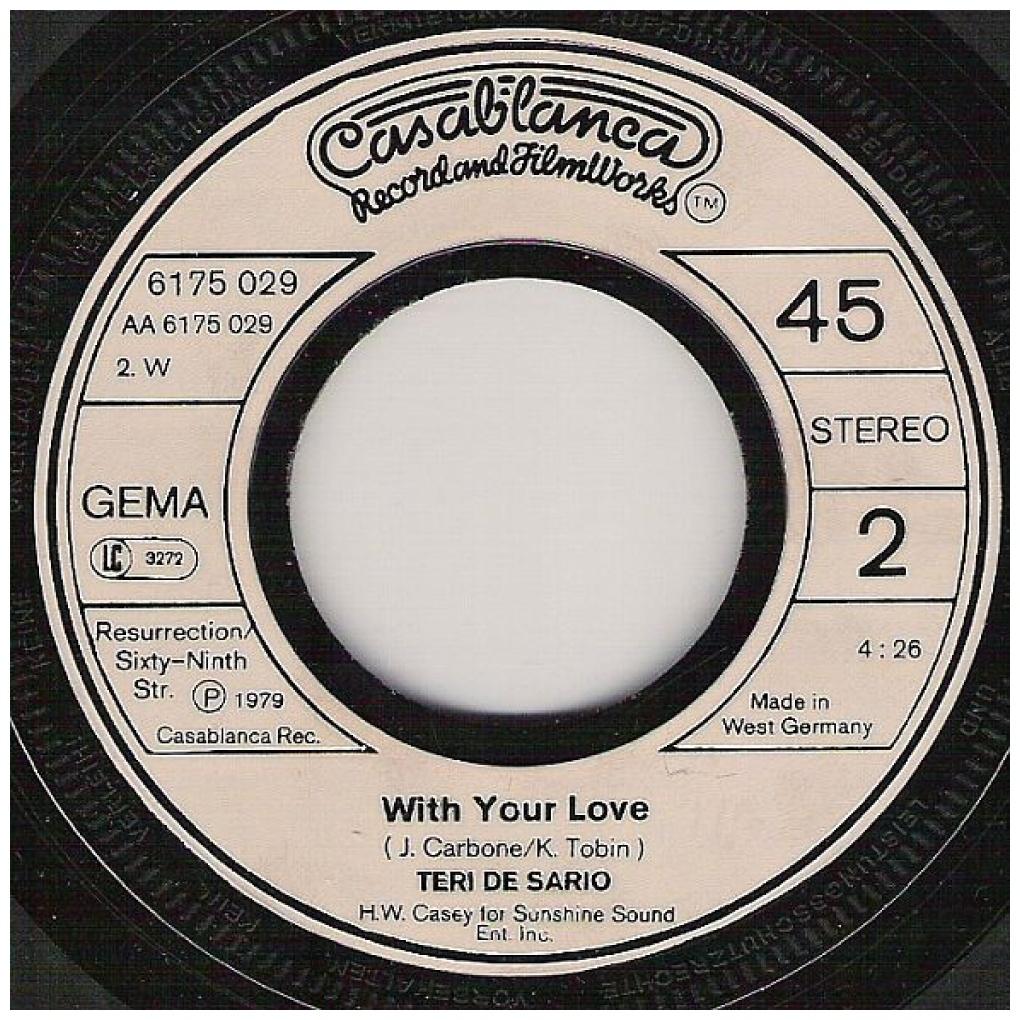 TERI DE SARIO - YES, I'M READY | 7" SINGLE USADO