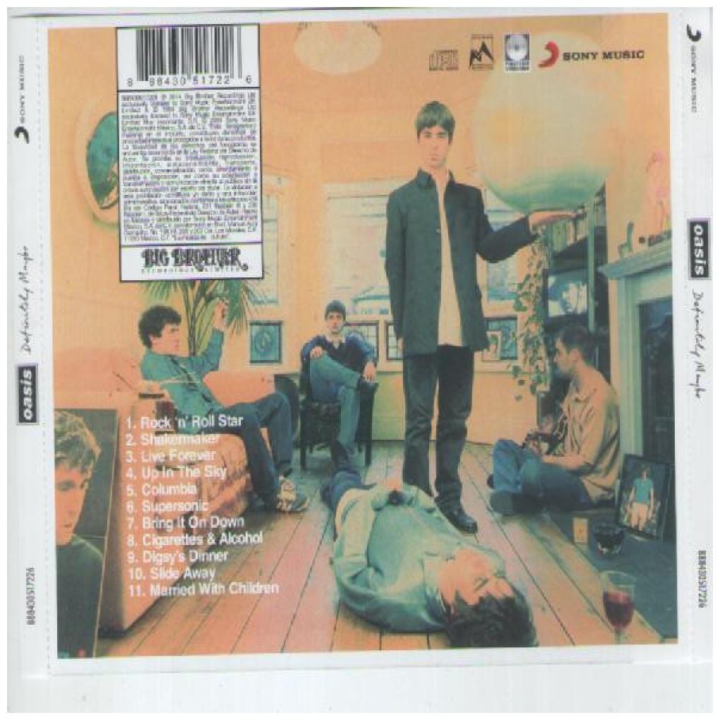 OASIS - DEFINITELY MAYBE | CD