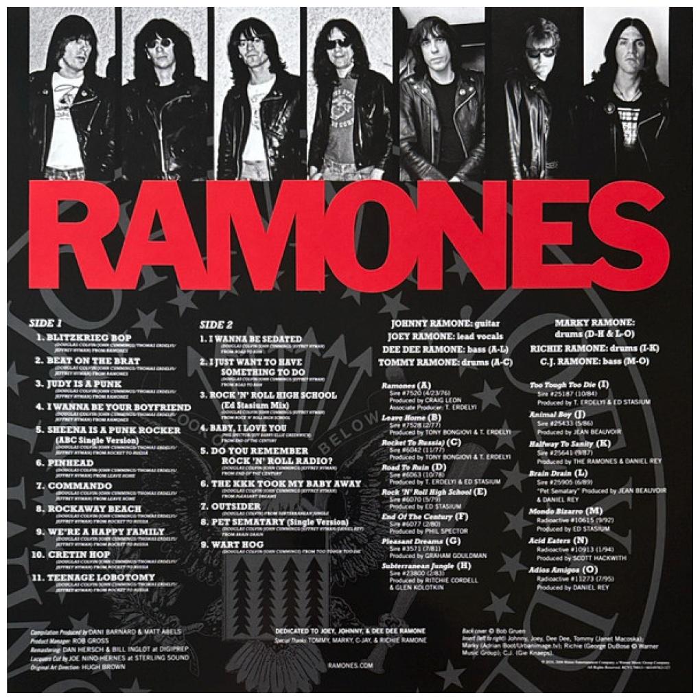RAMONES - GREATEST HITS (CLEAR VINYL) | VINILO