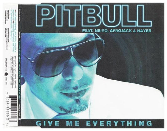 PITBULL Feat. NE-YO, AFROJACK & NAYER - GIME ME EVERYTHING | CD SINGLE USADO