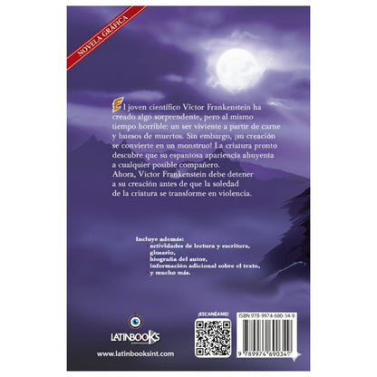 NOVELA GRÁFICA - FRANKENSTEIN (TAPA BLANDA) - MARY SHELLEY | LIBRO