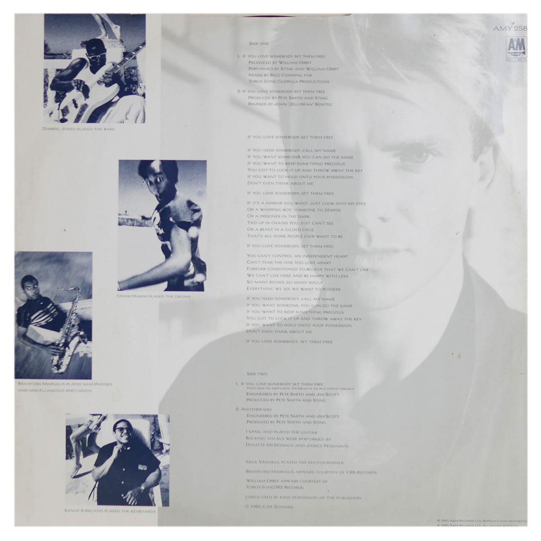 STING - IF YOU LOVE SOMEBODY SET THEM FREE | 12" MAXI SINGLE USADO