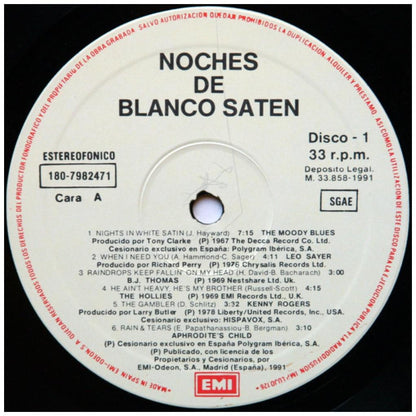 NOCHES DE BLANCO SATÉN - LAS 24 MEJORES BALADAS DE SIEMPRE - VARIOS ARTISTAS (2LP) | VINILO USADO