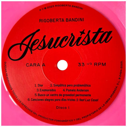 RIGOBERTA BANDINI - JESUCRISTA SUPERSTAR (VINILO COLOR ROSA/ ROJO) | VINILO
