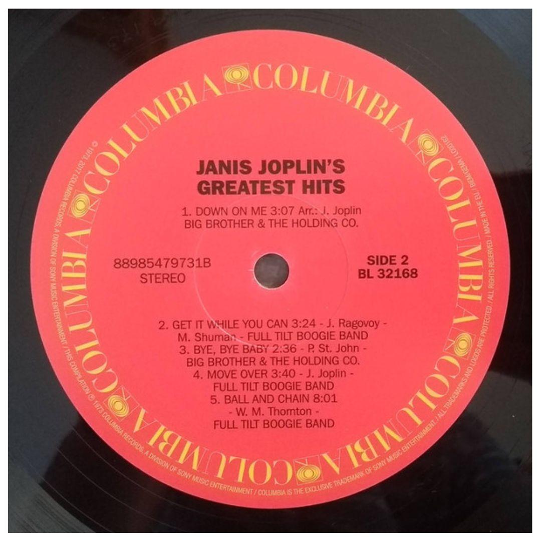 JANIS JOPLIN - GREATEST HITS | VINILO