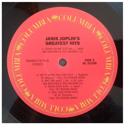 JANIS JOPLIN - GREATEST HITS | VINILO