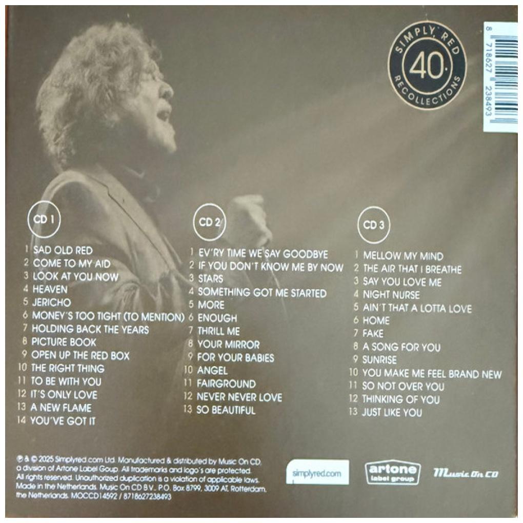 SIMPLY RED - RECOLLECTIONS (3CD) | CD