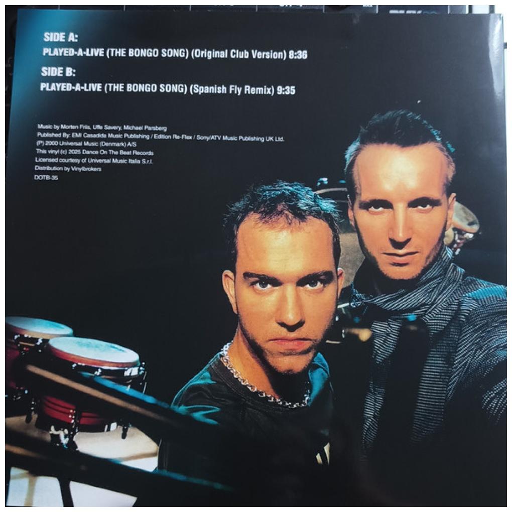 SAFRI DUO - PLAYED-A-LIVE (THE BONGO SONG) | 12'' MAXI SINGLE
