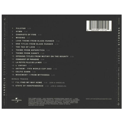 VANGELIS - ODYSSEY BEST OF | CD