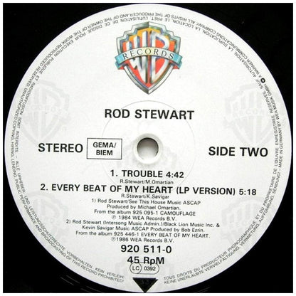 ROD STEWART - EVERY BEAT OF MY HEART | VINILO USADO