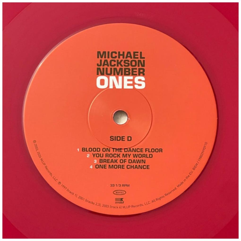 MICHAEL JACKSON - ONES (2LP) (RED VINYL) | VINILO