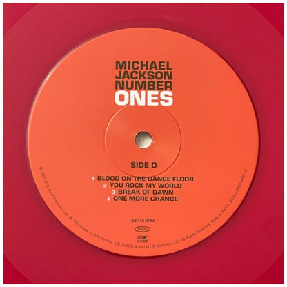 MICHAEL JACKSON - ONES (2LP) (RED VINYL) | VINILO