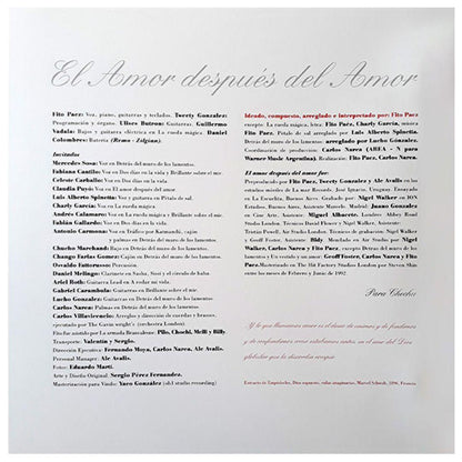 FITO PAEZ - EL AMOR DESPUES DEL AMOR (2LP) | VINILO