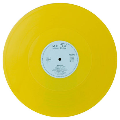 ERASURE  - VICTIMS OF LOVE (YELLOW VINYL) | 12" MAXI SINGLE USADO