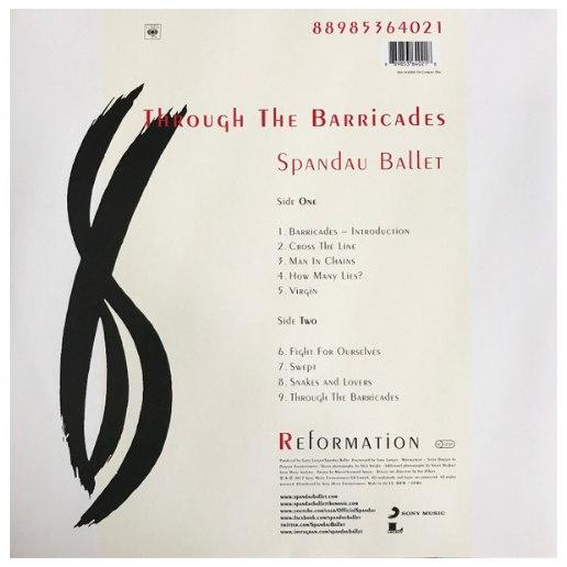 SPANDAU BALLET - THROUGH THE BARRICADES (POSTER) | VINILO