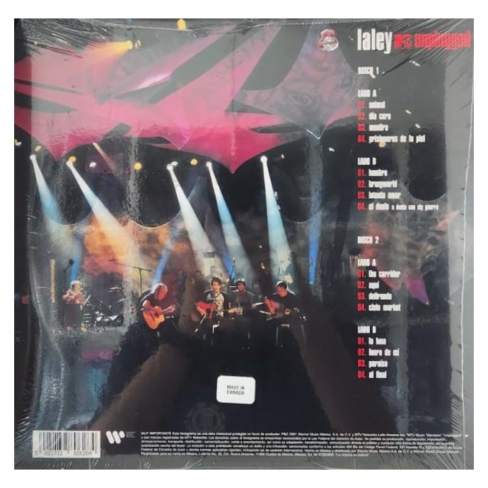 LA LEY - MTV UNPLUGGED (2LP) (MADE IN CANADA) | VINILO