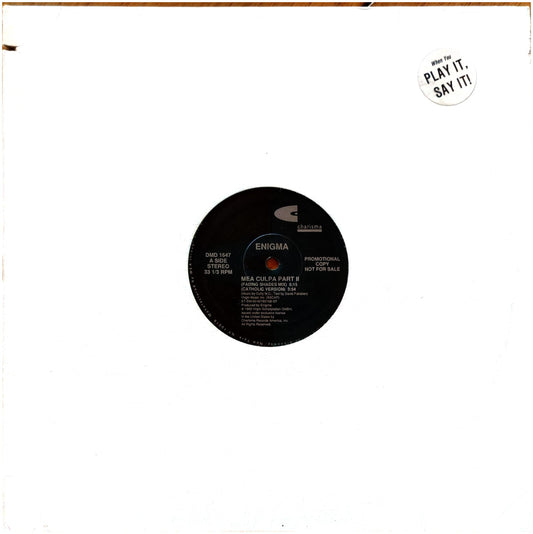 ENIGMA - MEA CULPA PART II | 12" MAXI SINGLE USADO