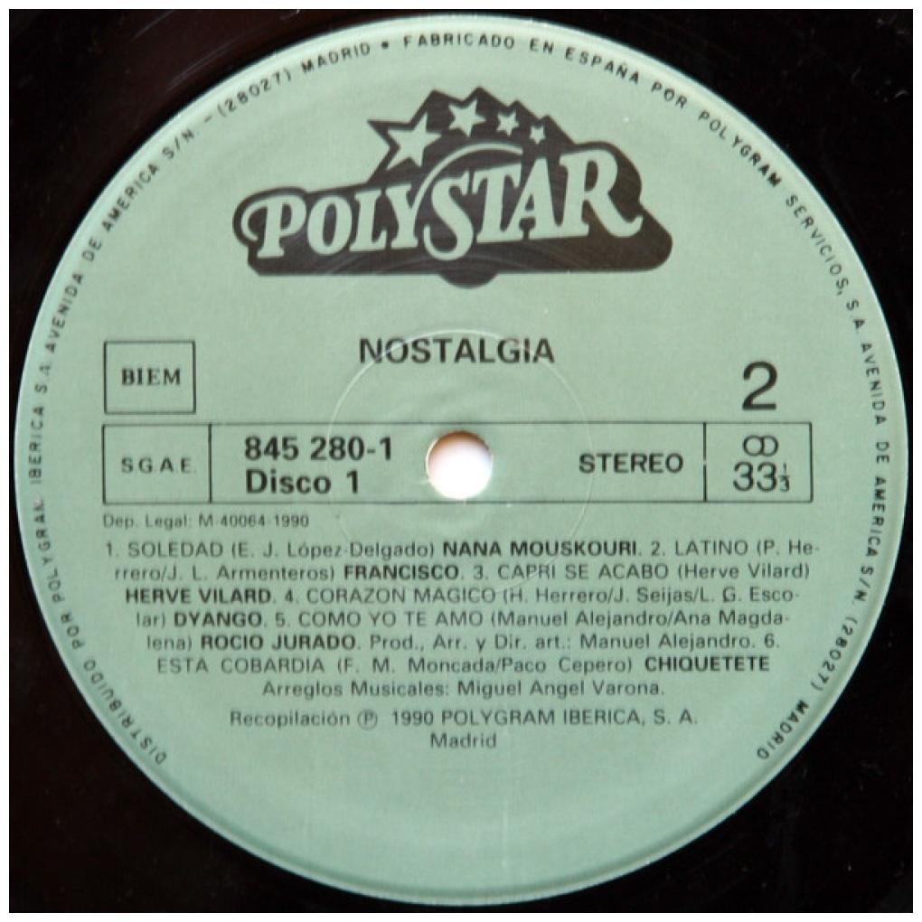 NOSTALGIA - 25 CANCIONES INOLVIDABLES-VARIOUS ARTIST (2LP) | VINILO USADO