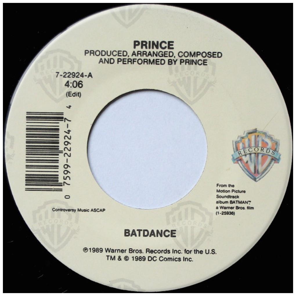 PRINCE - BATDANCE | 7" SINGLE USADO