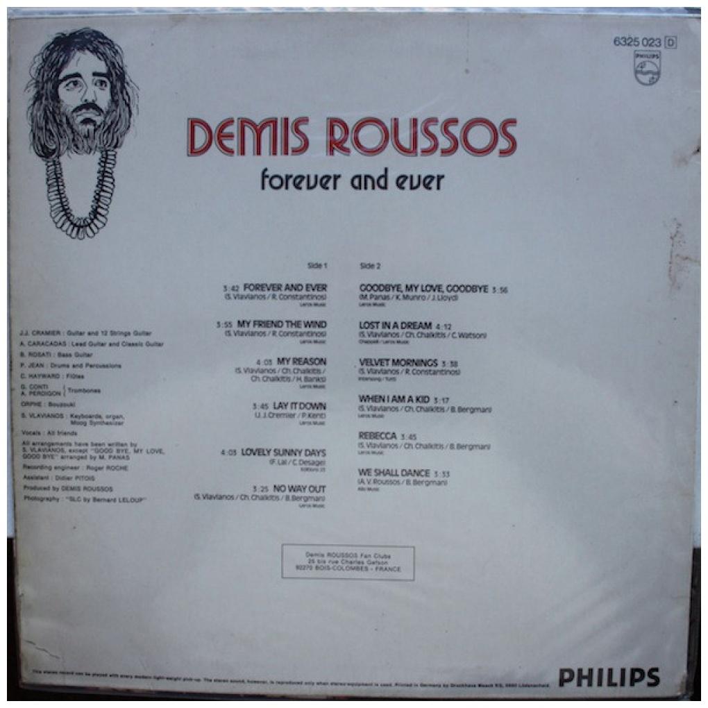 DEMIS ROUSSOS - FOREVER AND EVER | VINILO USADO