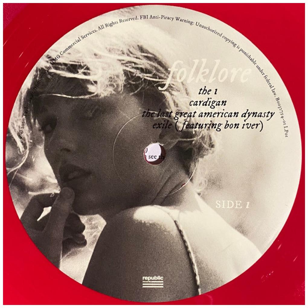 TAYLOR SWIFT - FOLKLORE (2LP) (EXCLUSIVE LTD EDITION) (RED VINYL) | VINILO