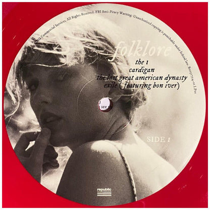TAYLOR SWIFT - FOLKLORE (2LP) (EXCLUSIVE LTD EDITION) (RED VINYL) | VINILO