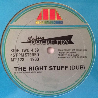 MODERN ROCKETRY - THE RIGHT STUFF | 12" MAXI SINGLE USADO