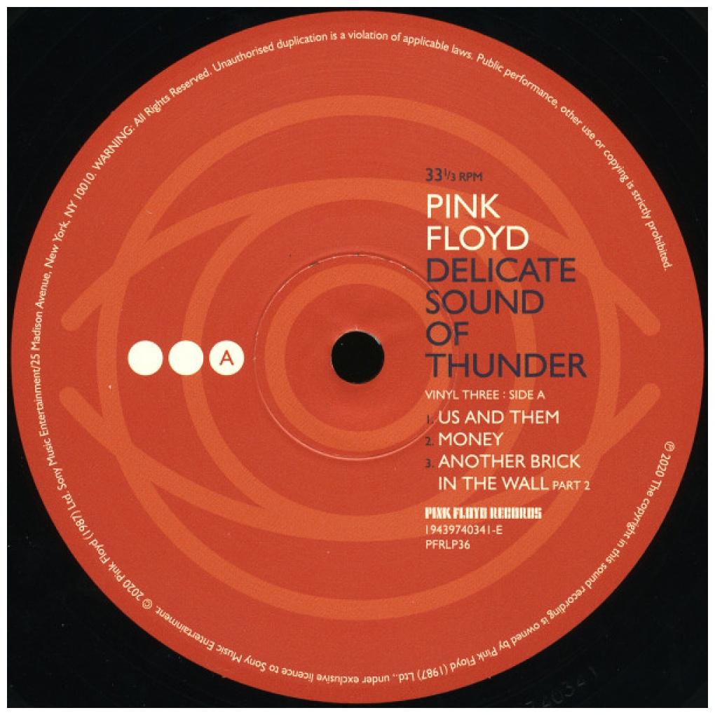 PINK FLOYD  - DELICATE SOUND OF THUNDER (3LP) (RESTORED/RE-EDITED) | VINILO