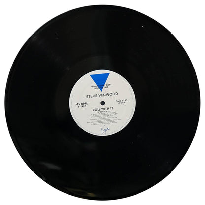 STEVE WINWOOD - ROLL WITH IT | 12" MAXI SINGLE USADO