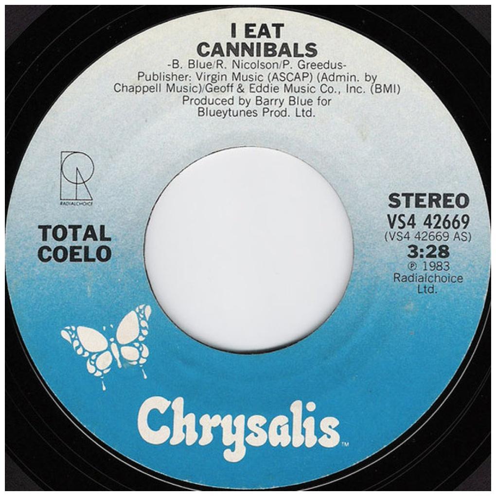 TOTAL COELO - I EAT CANNIBALS | 7" SINGLE USADO