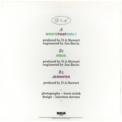 EURYTHMICS - WHO'S THAT GIRL? | 12" MAXI SINGLE VINILO USADO