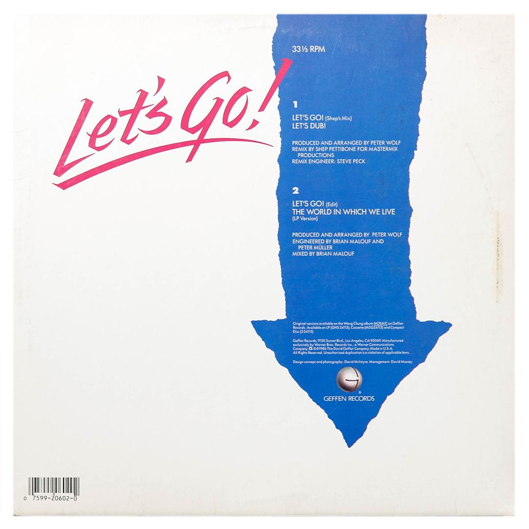 Wang Chung - Let s Go | 12" MAXI SINGLE USADO