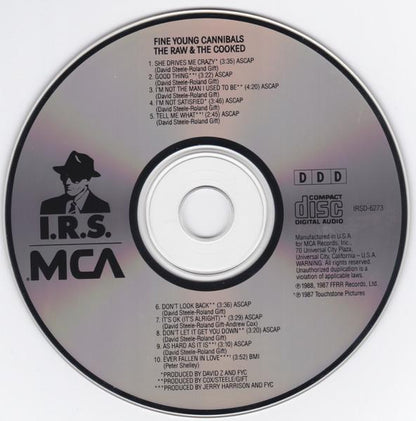 FINE YOUNG CANNIBALS - THE RAW AND THE COOKED | CD USADO