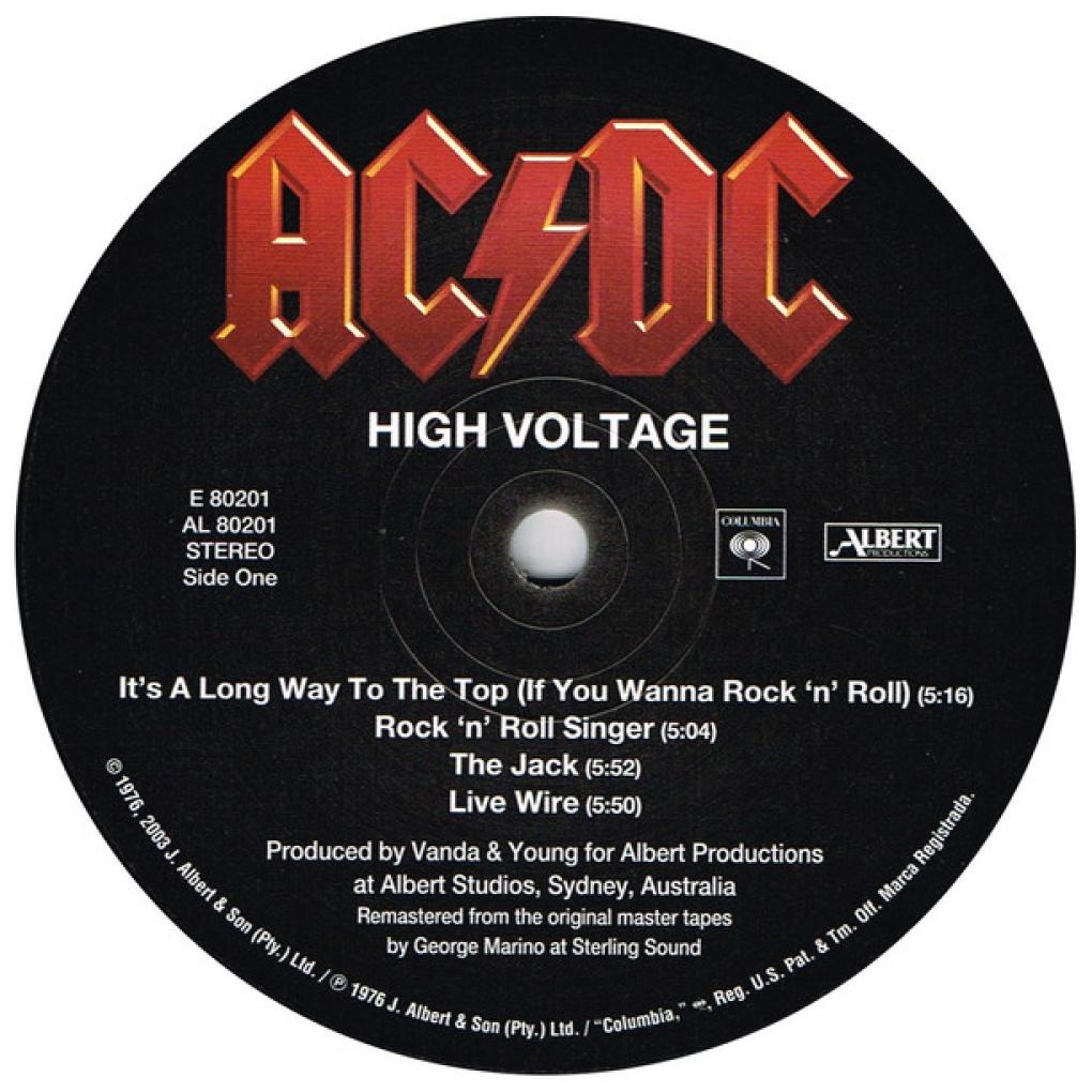 AC DC - HIGH VOLTAGE (180GRS) | VINILO