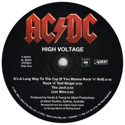 AC DC - HIGH VOLTAGE (180GRS) | VINILO