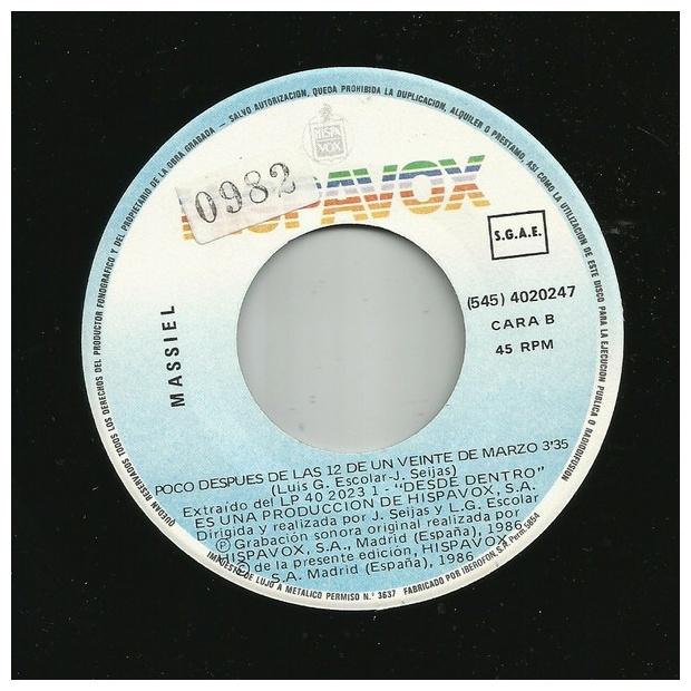 MASSIEL - TODO LO QUE CAMBIE POR TI | 7" SINGLE VINILO USADO