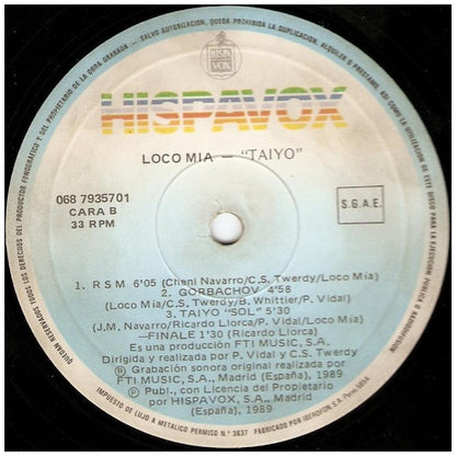 LOCOMIA - TAIYO | VINILO USADO