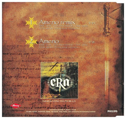 ERA - AMENO | CD SINGLE USADO