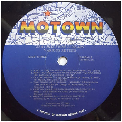 25 #1 HITS FROM 25 YEARS - MOTOWN: VARIOUS ARTIST (2LP) | VINILO USADO