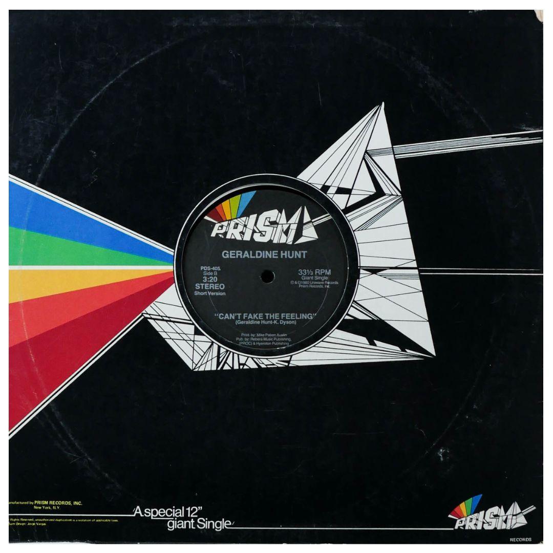 GERALDINE HUNT - CAN T FAKE THE FEEELING | 12" MAXI SINGLE USADO