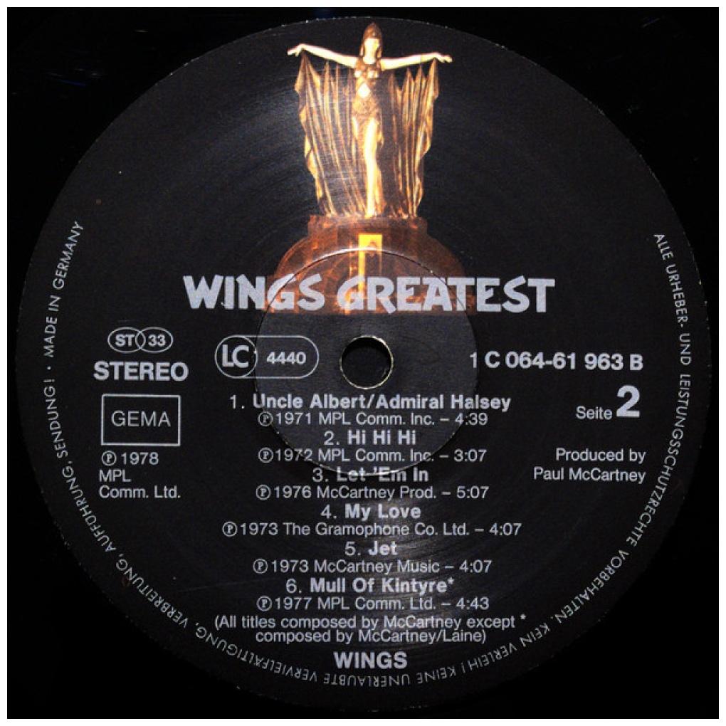 PAUL McCARTNEY & WINGS - GREATEST | VINILO USADO