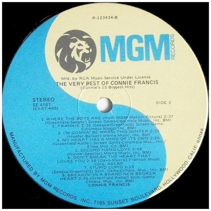 CONNIE FRANCIS - THE VERY BEST | VINILO USADO