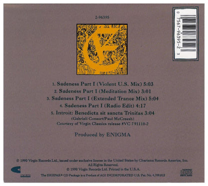 ENIGMA - SADENESS PART I | CD SINGLE