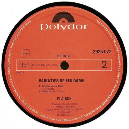 FLAIRCK - VARIETIES OP EEN DAME} | VINILO USADO