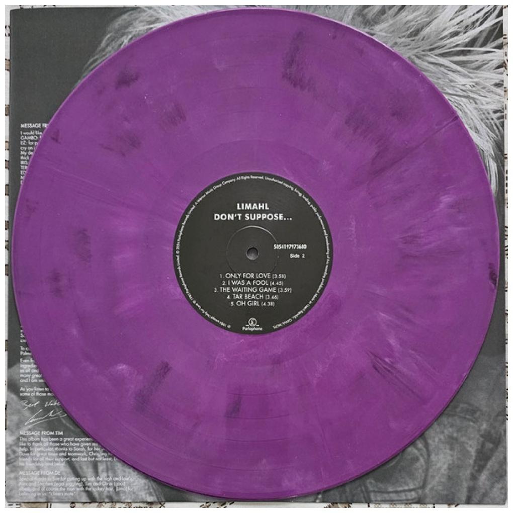 LIMAHL - DON'T SUPPOSE (LAVENDER VINYL) | VINILO