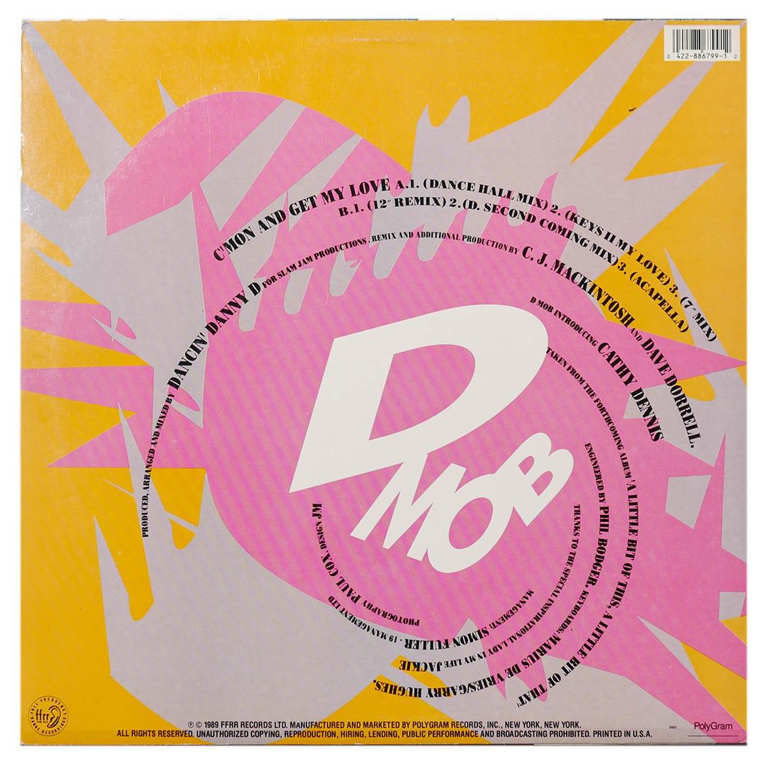DMOB FEAT. CATHY DENNIS - C MON AND GET MY LOVE | 12" MAXI SINGLE USADO