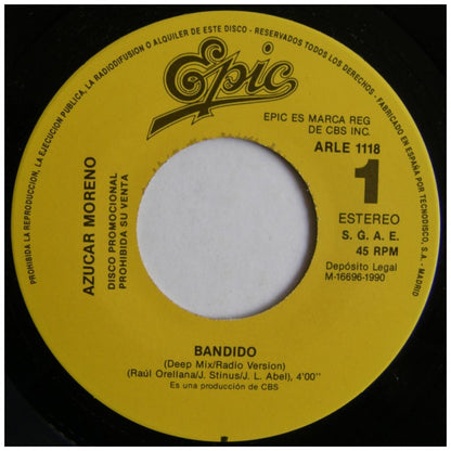AZUCAR MORENO - BANDIDO (DEEP MIX) | 7" SINGLE USADO