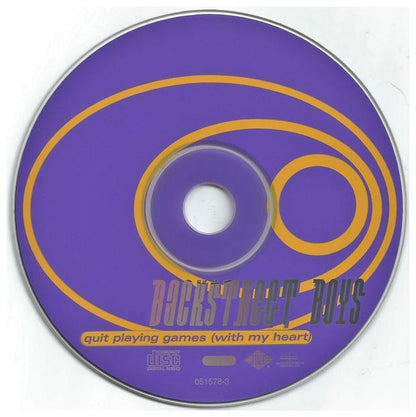 BACKSTREET BOYS - QUIT PLAYING GAMES (WITH MY HEART) | CD SINGLE USADO